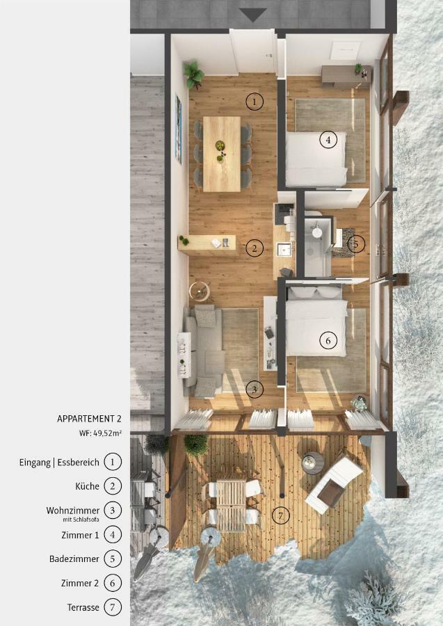 Emma'S Appartements Герлос Екстер'єр фото